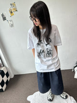 Back Two Pocket Belt Stitch Denim Bermuda Shorts 2color