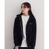 ヌーヴェルヴァーグフーディージップアップ (BLACK)