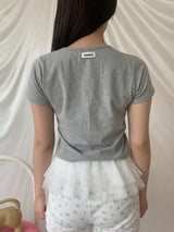 ベーシックTシャツ 3タイプ(ホワイト、グレー、ピンク)