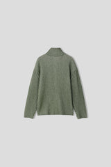 Meen Knitted Zip Up