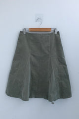soft corduroy banding skirt