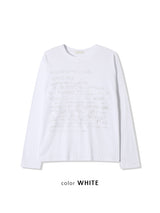 No.1365 NレタリングTシャツ (4color)