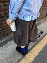 エヴリン フリル シャツ(2color)