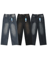 Fadel classic washing wide denim