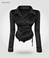 Blair Satin Blouse (3color)