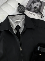 Soldier Leather Automatic Tie