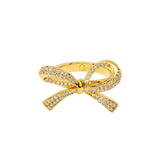 Ribbon Pave Ring