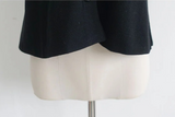 NATURAL LINEN BUTTON VEST (BROWN, BLACK 2COLORS!)