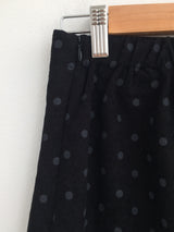 dot corduroy skirt