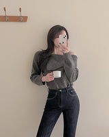 オフショルダーニット