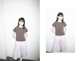 TULIP STRIPE CAPRI PANTS (PINK)