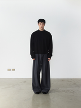 RB7 Cropped Boxy Long Sleeve Tee