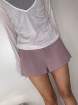 Holly Back Button Micro Shorts 5color