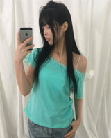 Berom Lace Short-Sleeve T-Shirt