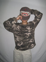 Camo Waffle Long Sleeve T-Shirt (2c)