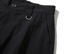 Big Pocket Nylon Bermuda Pants (Black)