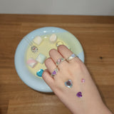 【MADE】 Heart quilting ring