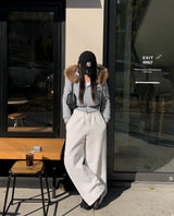 [ORIGINAL] POE Fur Hood 2-Way Zip-Up Hoodie