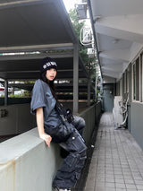 ビンテージピグメントスプレー半袖Tシャツ