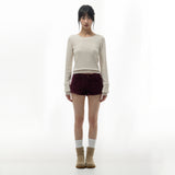  LAYERED BUTTON T (IVORY)