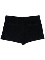 corduroy rivet short pants