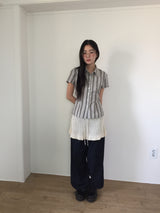 Layered Summer Knit Skirt (2color)
