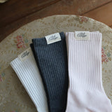 Deli and Buffle Label socks (white)