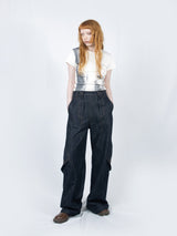 Trompe l'oeil Body Bondage Crop T-shirts