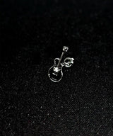 black guitar piercing 1PC