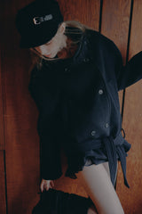 ルナベルボーイキャップ black