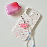 [MADE]Pink Love-Bubble Bead Strap
