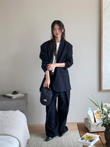PAPERMOON PIN STRIPE BLAZER JACKET