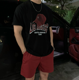 Liu Washing Cotton Banding Shorts