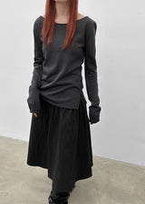 [MADE] Renic Two-Way Slit Button Knit