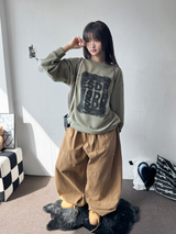 Beaudy Balloon Rivet Cotton Long Pants 4 Colors