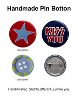 PIN BUTTON * KITTY PATCH