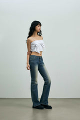 ARI RIBBON BUSTIER / WHITE