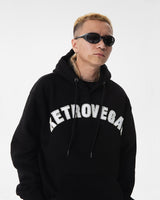 RTVG(RETROVEGAS) パールロゴプラスベルベットプルオーバーフーディー