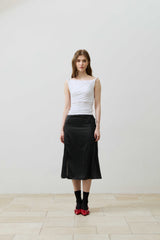 COS TWISTED SHIRRLING TOP / WHITE