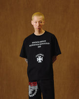 Uncaged Slogan T-Shirt/Black