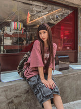 ゼロピグメントオーバーサイズ半袖Tシャツ