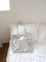 Easy ribbon bag_silver