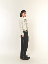 ブーブジッパークロップシャツ (FOR WOMEN)
