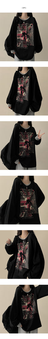 Krub カラーリブカフススウェットシャツTシャツ