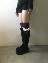 woolen long boots