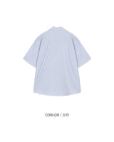 Like Stripe Short Sleeve Shirt (2 Colors)