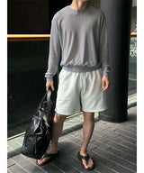 [Unisex] アイスクロップサマーニット(5color)