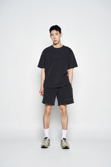 25SS シンプルロゴピグメントショートスリーブTシャツ チャコール