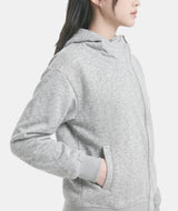 Noelle Asymmetric Hoodie Zip-Up