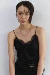 Rhombus line necklace
